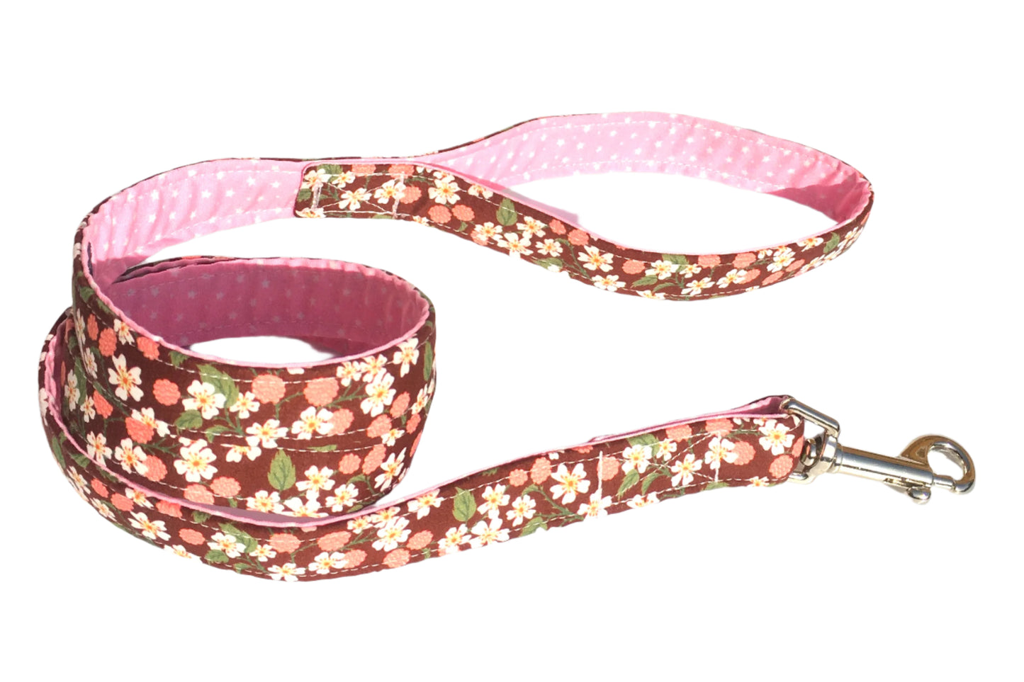 Handmade floral dog collar by BlossomCo - Bramble design