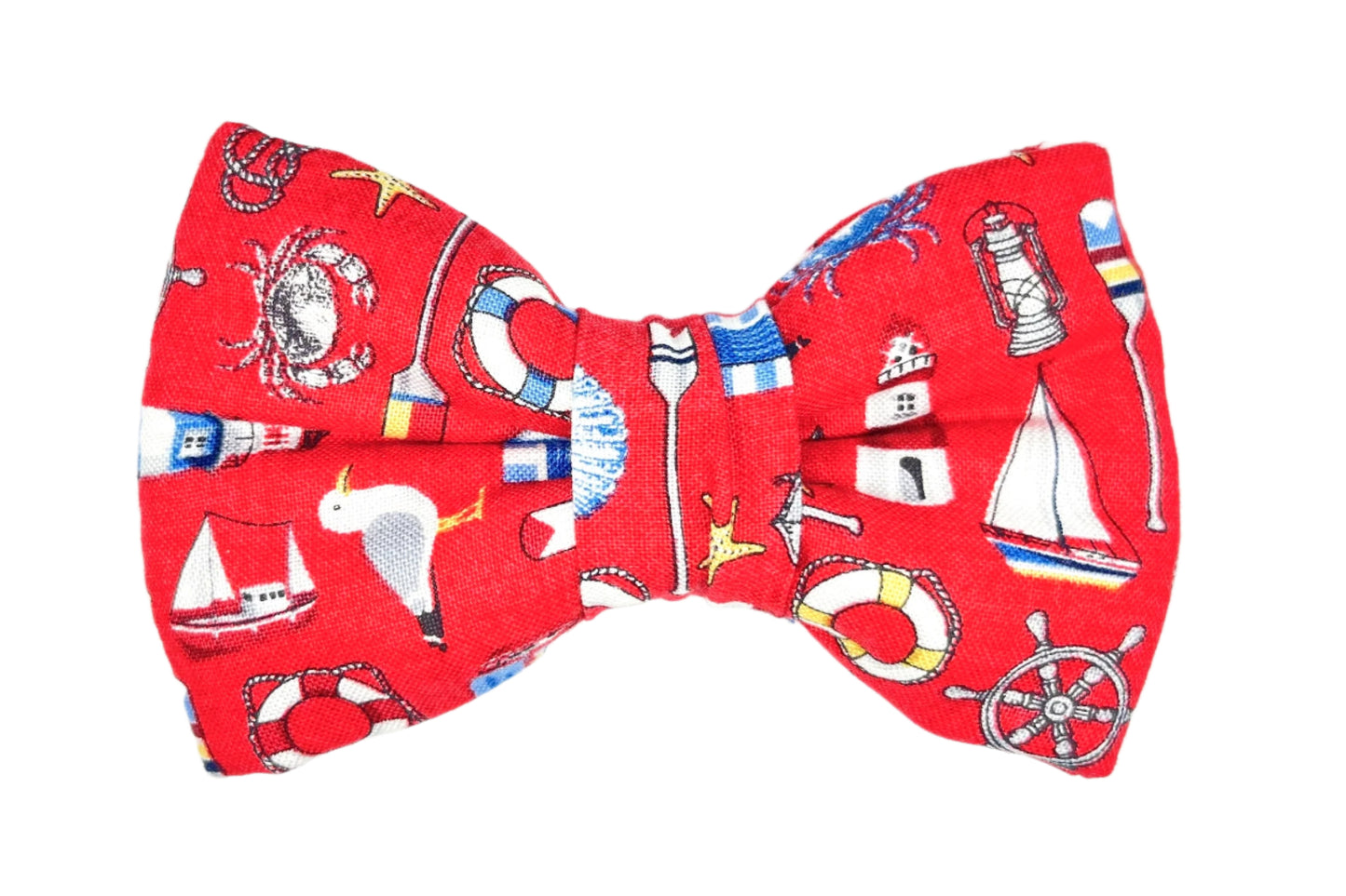 seaside theme dog bowtie - Tenby by BlossomCo