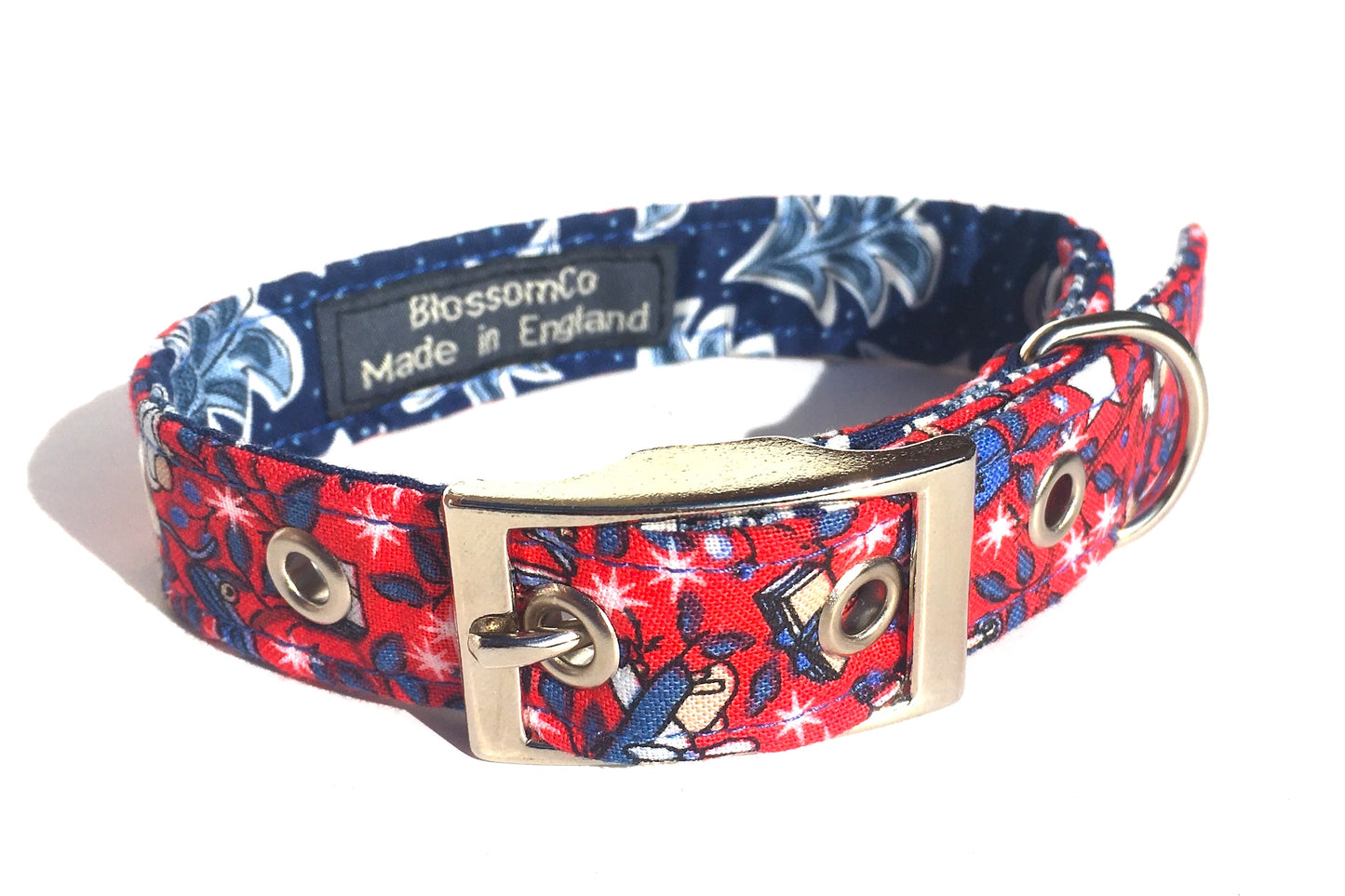 Dog Collar Christmas Toys made in Liberty Printsrty