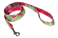 Thumbnail for floral rose pattern dog lead handmade in England