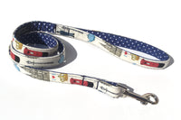Thumbnail for Made in Britain dog lead with London theme design