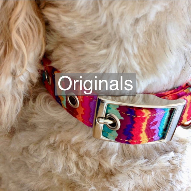 beautiful handmade soft fabric dog collars and leads