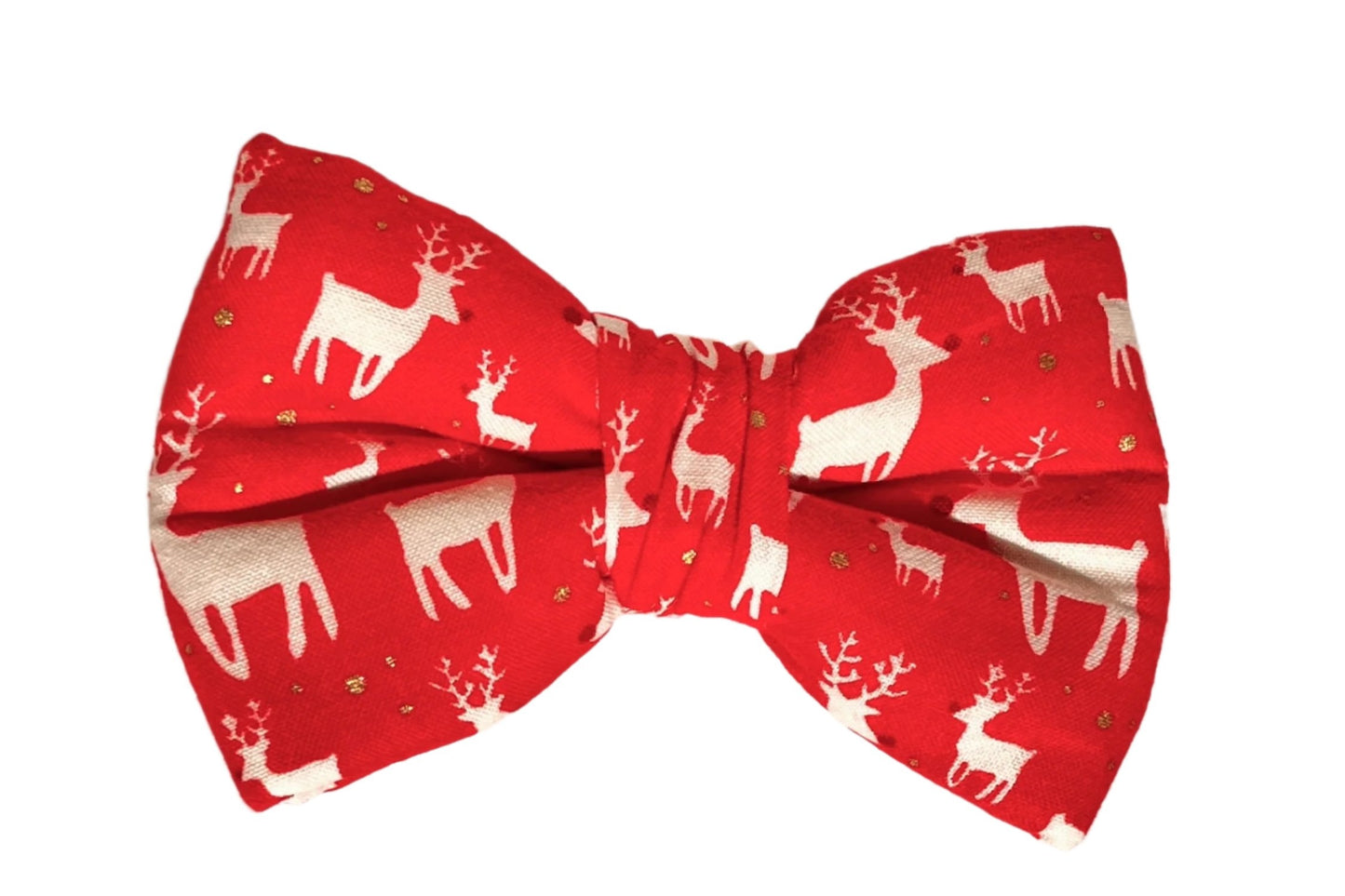 Christmas reindeer theme dog bowtie
