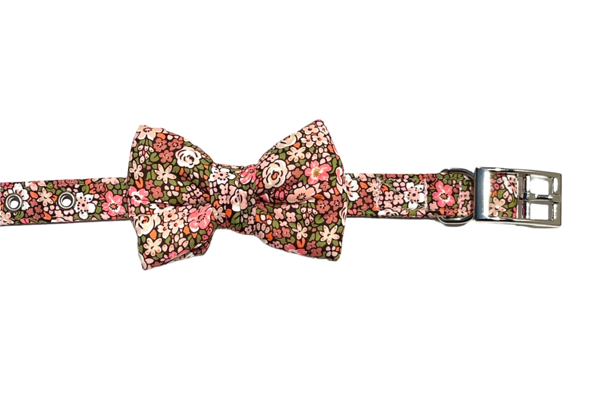 Emma-Louise Liberty print dog collar and bowtie