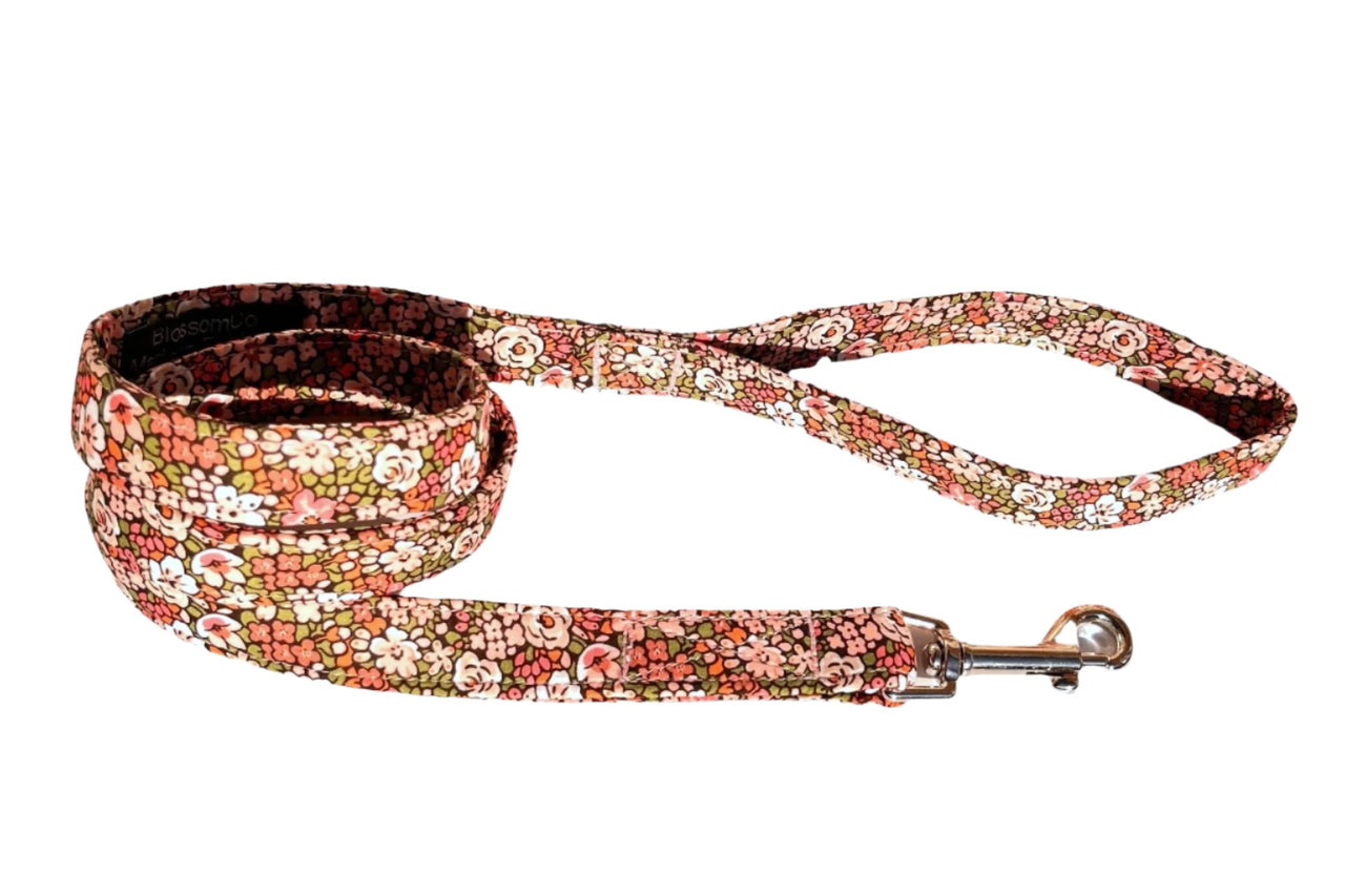 Handmade dog lead in Emma-Louise Liberty Print