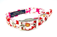 Thumbnail for red and pink floral dog collars - Firle by BlossomCo