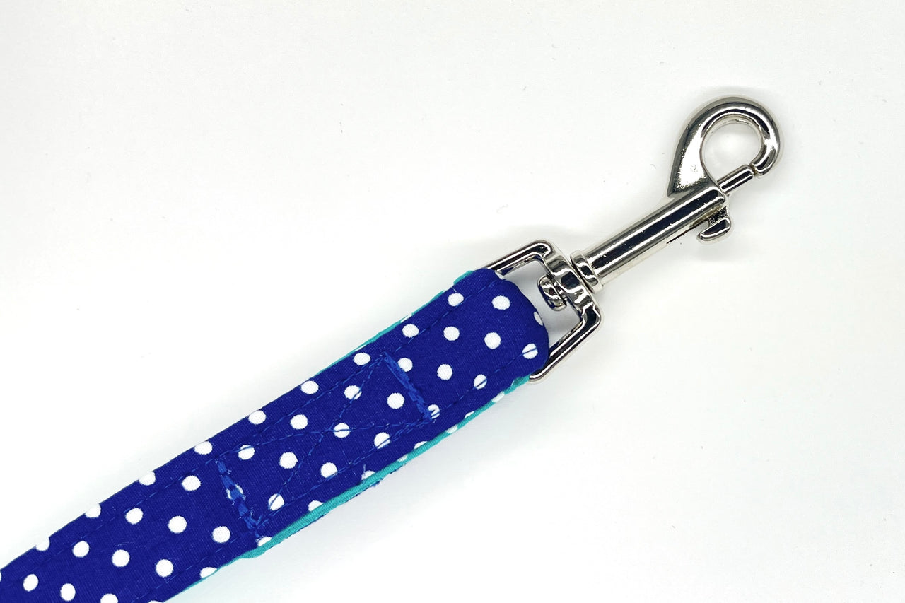 soft fabric dog lead trigger hook detail - Bertie by BlossomCo