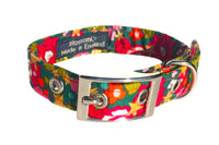 Thumbnail for Christmas dog collar in Betsy Star print from Liberty Art Fabrics