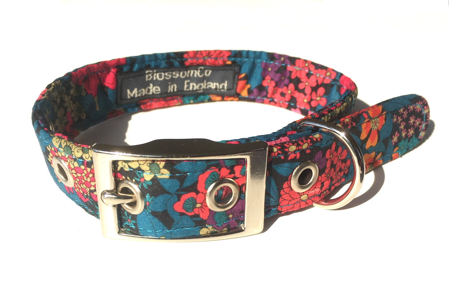 Ciara Liberty Print Dog Collar handmade by BlossomCo