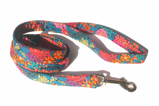 handmade Liberty Print dog lead in Ciara Design