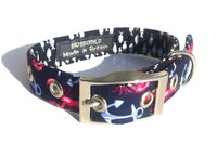 Thumbnail for coastal them dog collar - Lobsters by BlossomCo