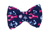 Thumbnail for coastal theme dog bowtie - Lobsters by BlossomCo