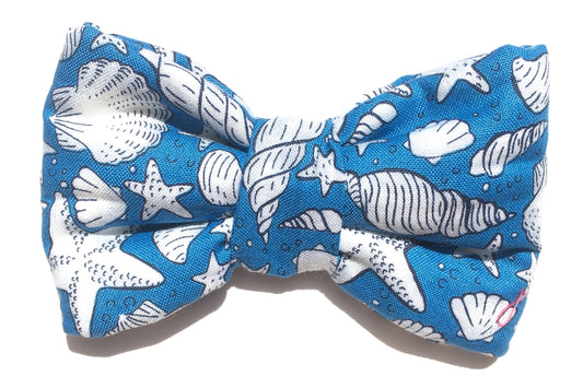 Dog Bowties with design of seashells