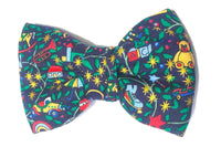 Thumbnail for Christmas design bowtie for dogs in Liberty print