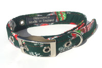 Thumbnail for festive christmas theme dog collar