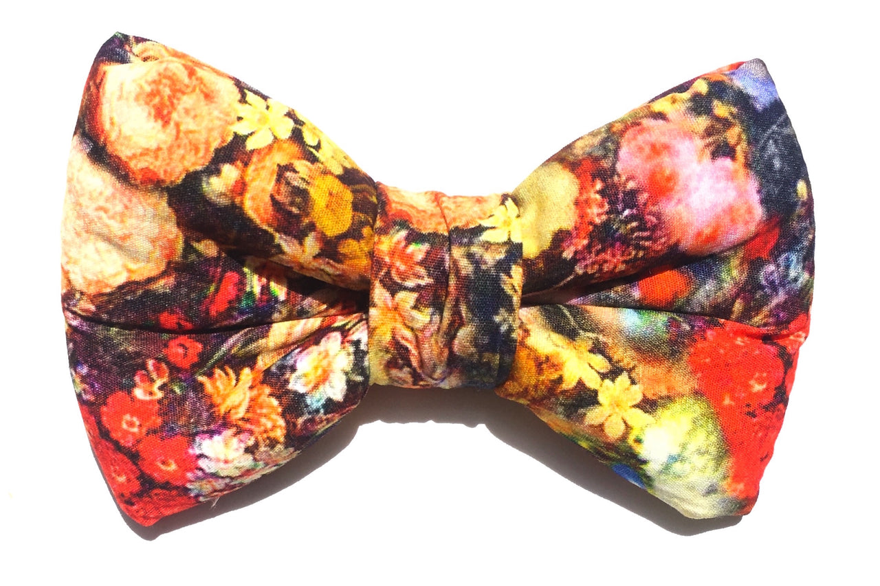 handmade floral bowtie for special dogs