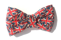 Thumbnail for handmade in Great Britain Union Jack Dog Bowtie