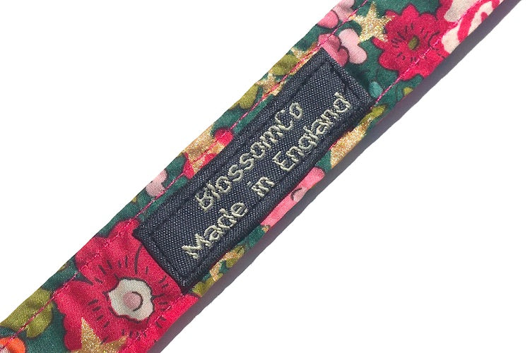hand made in England dog collar by BlossomCo