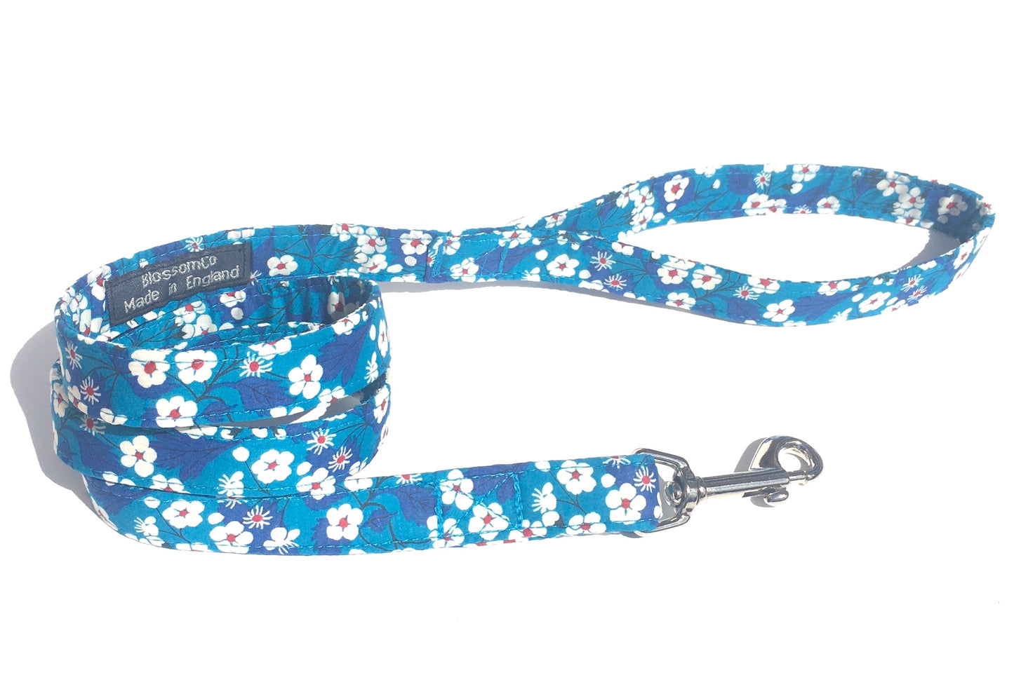 Handmade Liberty print dog lead in Mitsi design