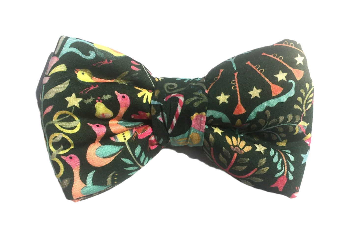 Christmas Liberty print dog bowtie by BlossomCo