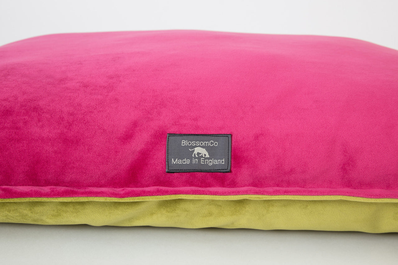 luxury velvet dog pillow