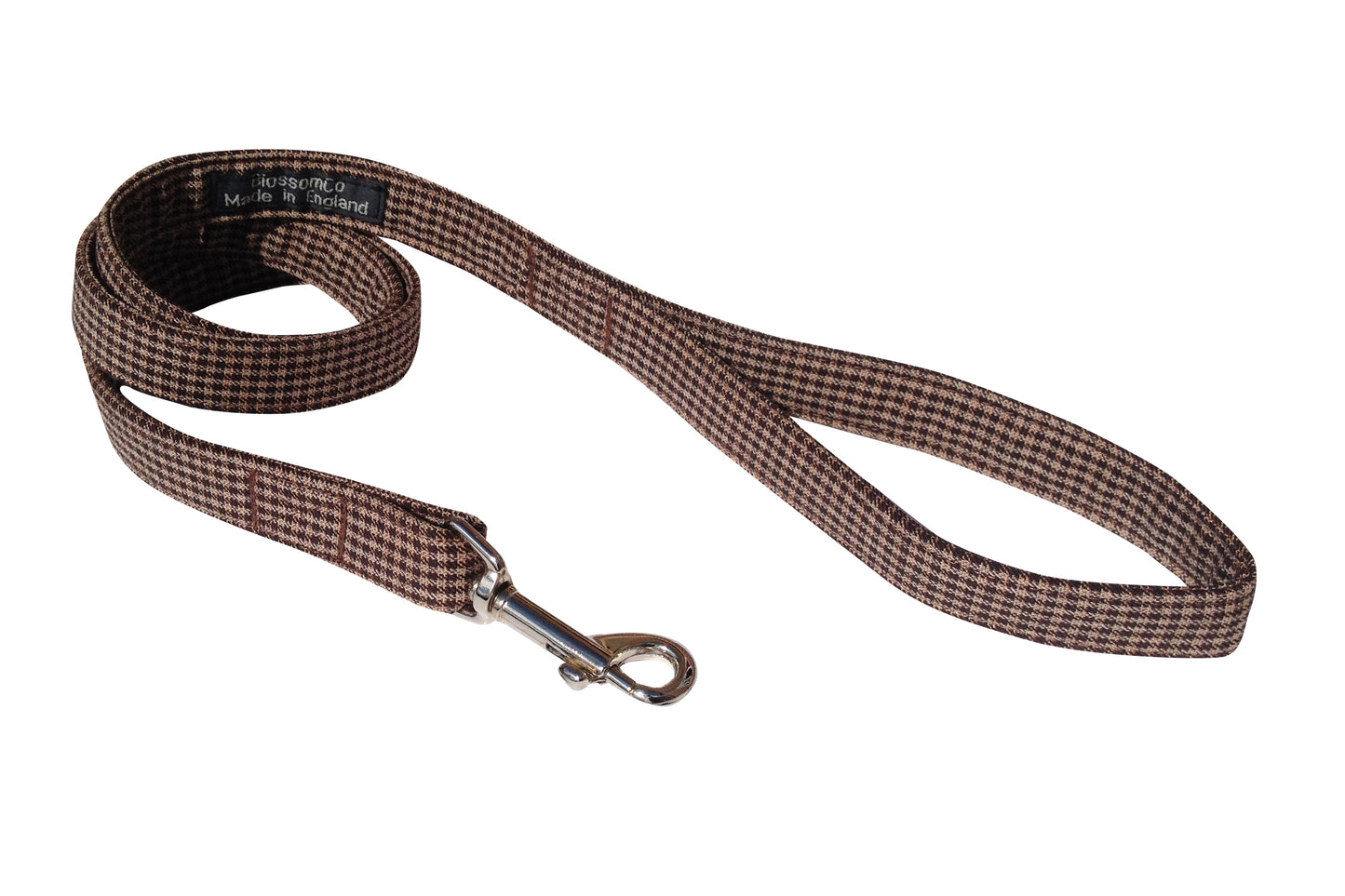 houndstooth design dog lead